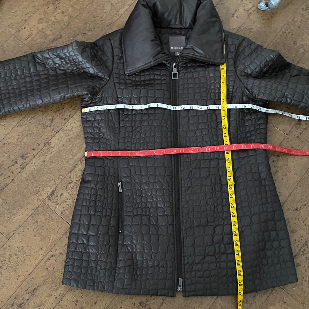 SPANNER Dark Brown Quilted Lightweight Puffer Jacket Size Large - Picture 12 of 17